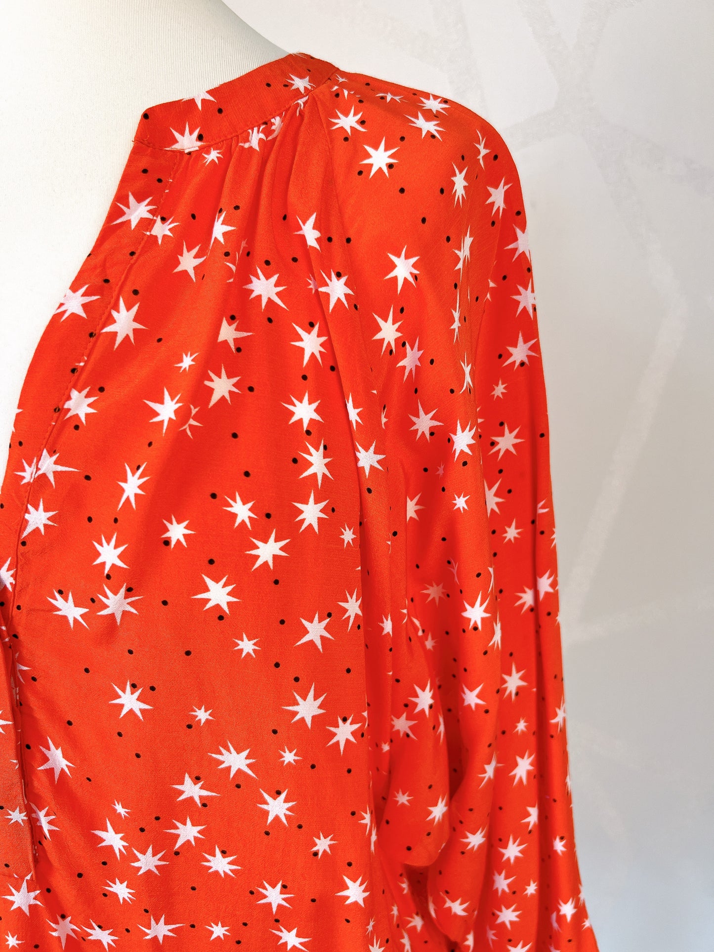 Mint Velvet top size 14 red with white stars